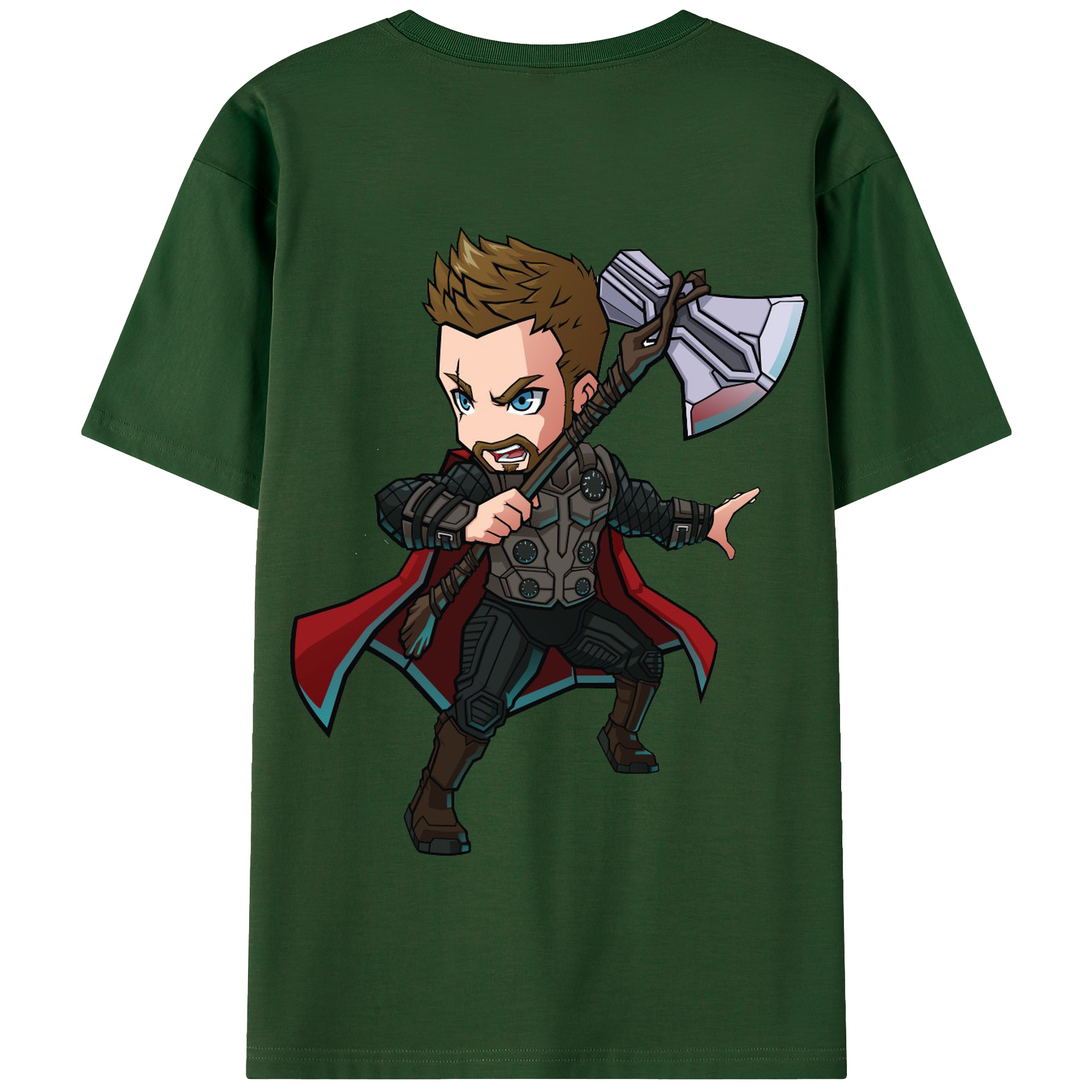 （画像用） アベンジャーズ The Avengers 綿100％半袖Tシャツ（背面プリント）